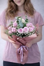 Beylikdüzü aynı gün teslim pembe çardak gül buketi