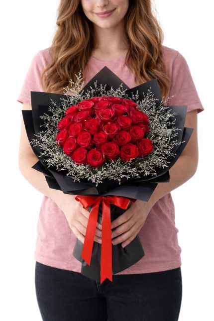 Kırmızı gül buketi – aynı gün teslim