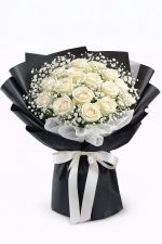 Beyaz gül buketi – aynı gün teslim