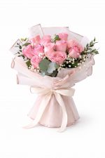Beylikdüzü aynı gün teslim pespembe güller buketi