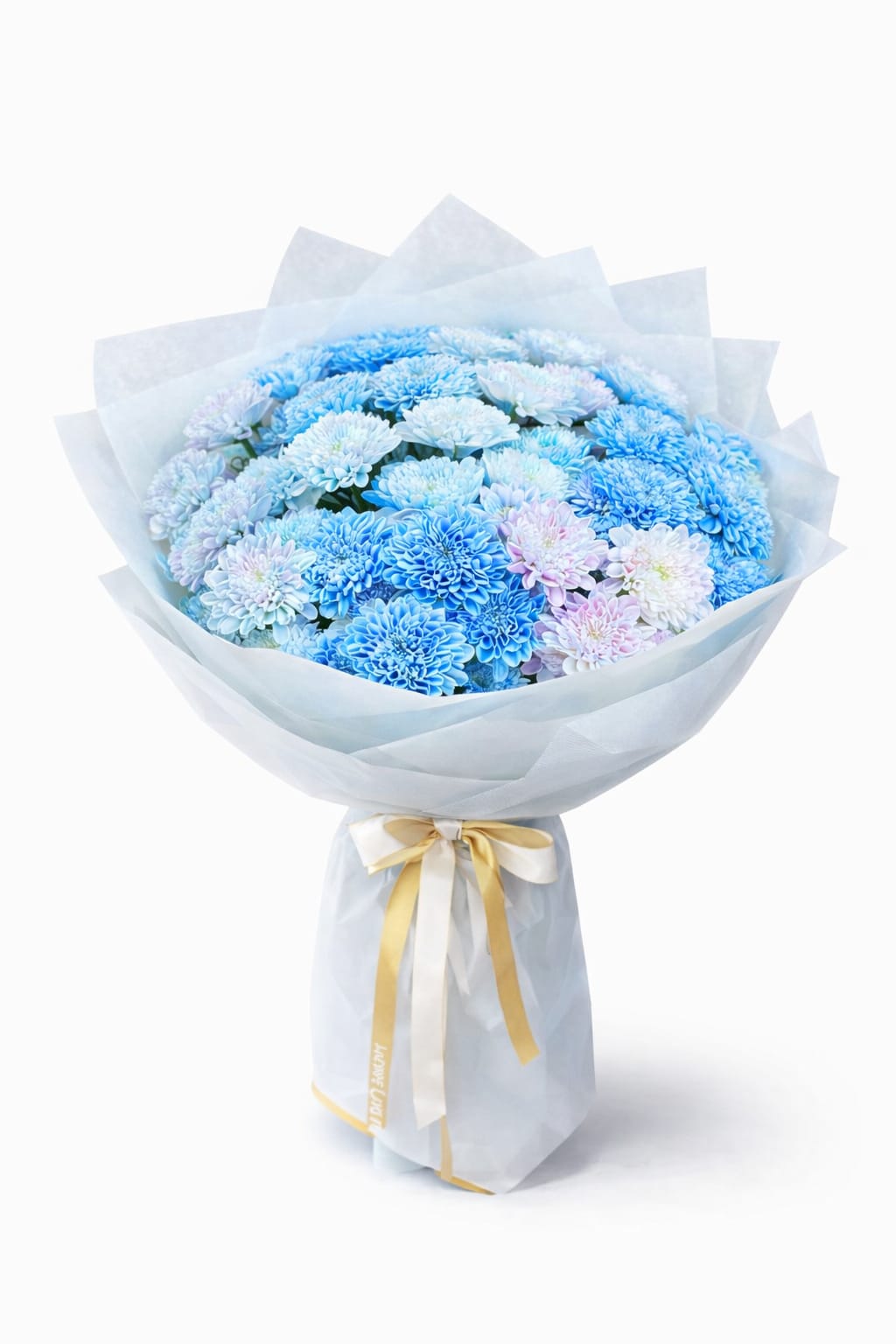 İthal Mavi Krizantem Buketi İthal mavi krizantem buketi Beylikdüzü aynı gün teslim