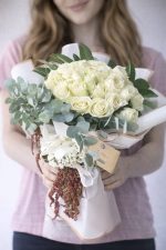 Beylikdüzü aynı gün teslim 41 beyaz gül buketi